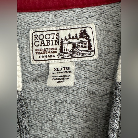 💛Like New💛 Roots: Kids Full Zip-Up Hoodie- Size XL - Picture 7 of 9